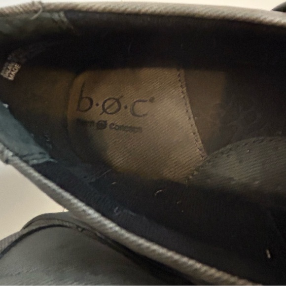 b.o.c Peggy grey denim slip on clogs comfort size 9.5 EU 41 comfort comfy - Picture 6 of 11